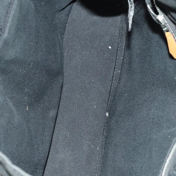 HERMES Fourre Tout Bag Canvas 2Set Black Brown Auth bs23479 - Picture 12 of 13